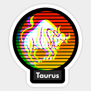 TAURUS (zodiac birthday) Sticker